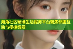 海角社区精准生活服务平台聚焦邻里互动与便捷缴费