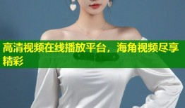 高清视频在线播放平台，海角视频尽享精彩