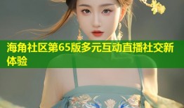 海角社区第65版多元互动直播社交新体验