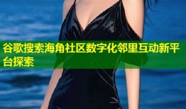 谷歌搜索海角社区数字化邻里互动新平台探索