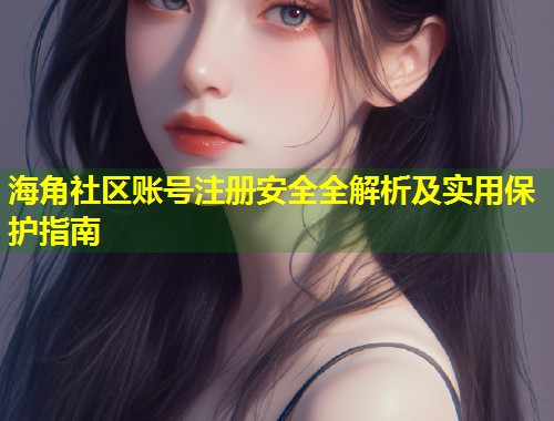 海角社区账号注册安全全解析及实用保护指南