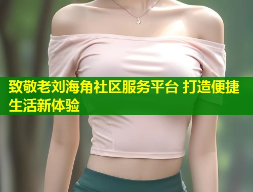 致敬老刘海角社区服务平台 打造便捷生活新体验
